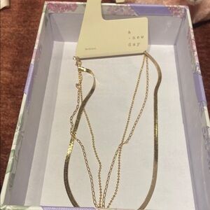 A New Day Gold Layered Necklace